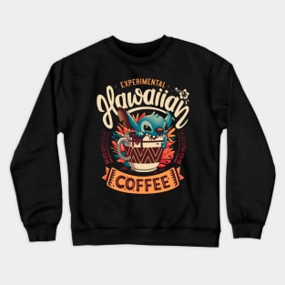 Experimental Coffee - Hawaiian Cute Alien Crewneck Sweatshirt